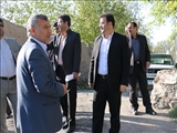 بازدید بخشدار و مسئولین سازمان آب از رودخانه سردرود