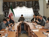 بازدید ریاست مرکز ملی فرش ایران و رییس اداره کل صنعت معدن تجارت از کارگاه های تابلو فرش سردرود و روند کاری مرکز تجارت جهانی تابو فرش