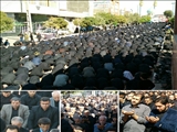 نماز ظهر عاشورا با عظمت وصف ناشدنی ملت عاشورایی سردرود برگزار گردید