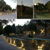 پروژه نورپردازی پارک چشم انداز سردرود